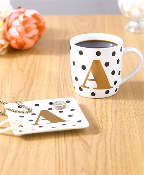 Monogram Mug And Keepsake Tray Sets Mugs Coffee Bar Home Ts