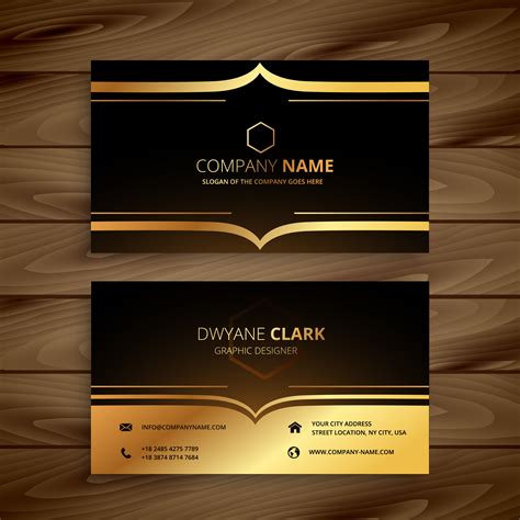 Luxury Business Card Vector Design Art Illustration Download Free