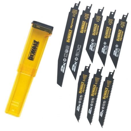 Dewalt Coffret Lames Scies Sabres Dt L Long Life Outil Maxi Pro