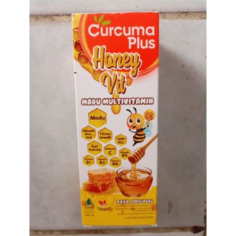 Jual Curcuma Plus Honey Vit Original 100 Ml Shopee Indonesia