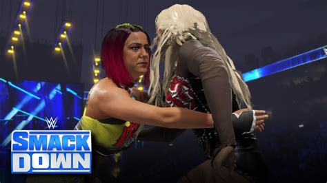 Wwe K Smackdown Bayley W Dakota Kai Vs Scarlett Youtube