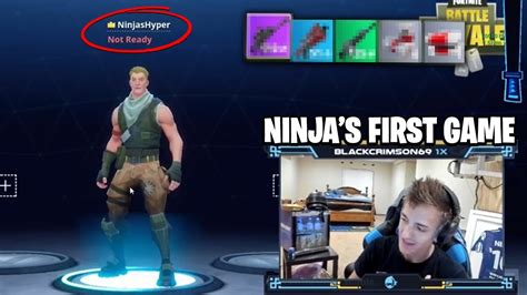 I Used Ninja S First Fortnite Game Guns ONLY So Dumb YouTube