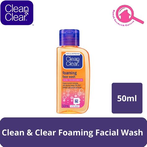 Jual Clean And Clear Foaming Facial Wash Ml Shopee Indonesia