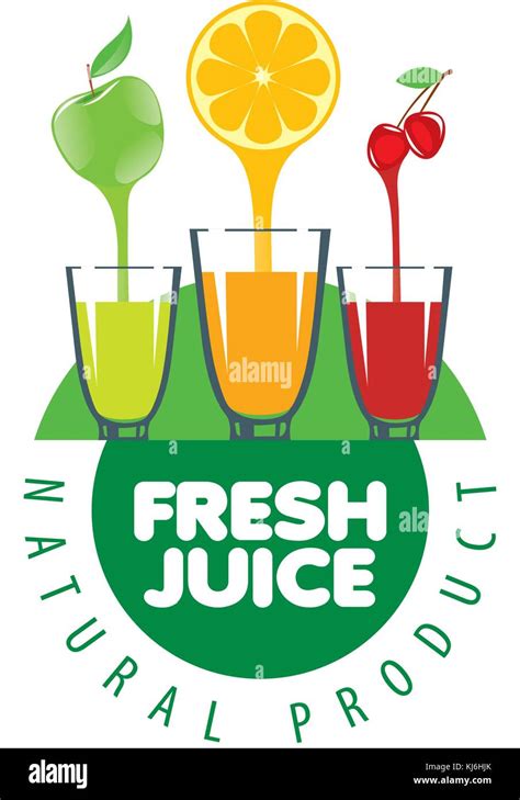 Logo Of Fresh Juice Stock Vector Image Art Alamy