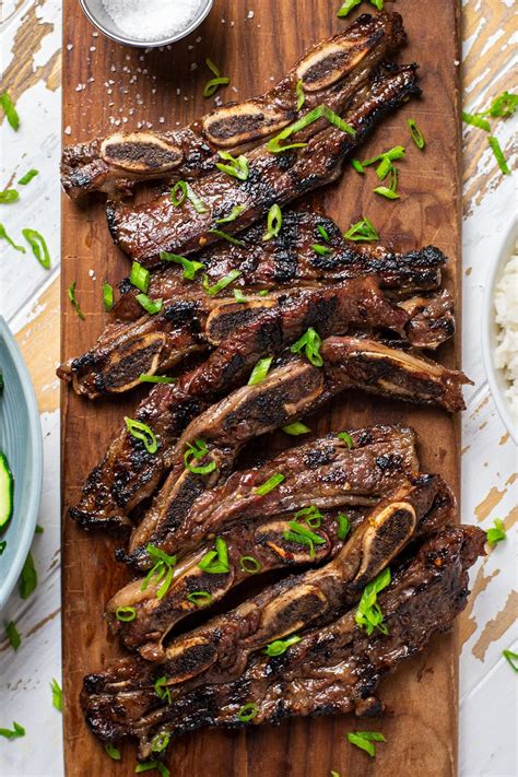 Grilled Kalbi Beef Korean Short Ribs Recipe - Kitchen Swagger