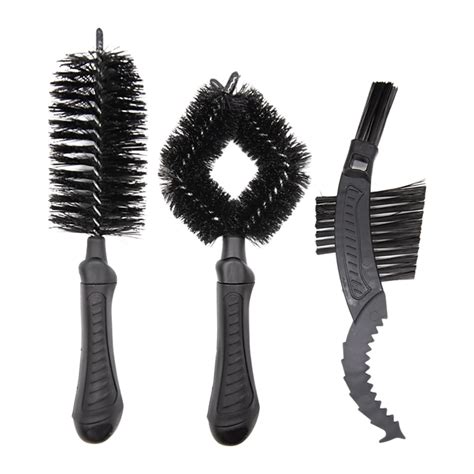 Rehook 3 Piece Bike Cleaning Brush Set Bicycle Frame Tyres Chain