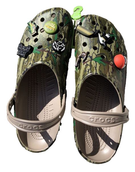 Crocs Classic Luke Combs Green Tan Mossy Oak Camo Clog H Men