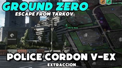 Police Cordon V Ex Extract Ground Zero Escape From Tarkov