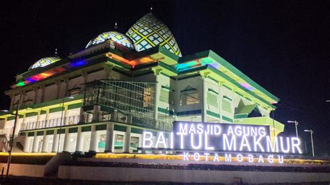 Tatong Bara Resmikan Masjid Agung Baitul Makmur E Berita