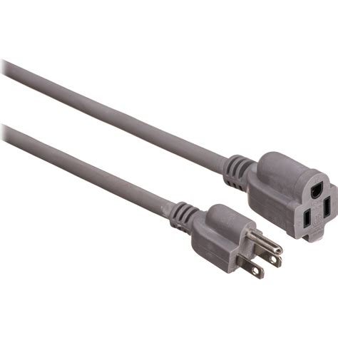 Watson AC Power Extension Cord 14 AWG Gray 50 ACE14 50GU