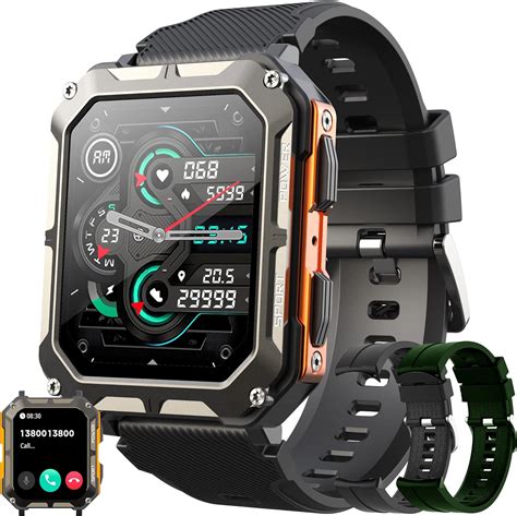 Smartwatch Herren Mit Telefonfunktion Touchscreen Atm