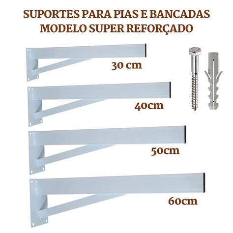 Suporte Para Pia Parafusar Super Refor Ado De A Cm Un Grapa