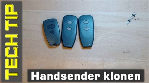 Marantec Handsender Zum Nachfolger Klonen Und Dabei Vlt Auch