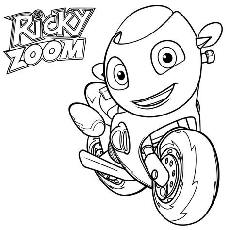 Ricky Zoom Coloring Pages | Coloring Pages for Kids