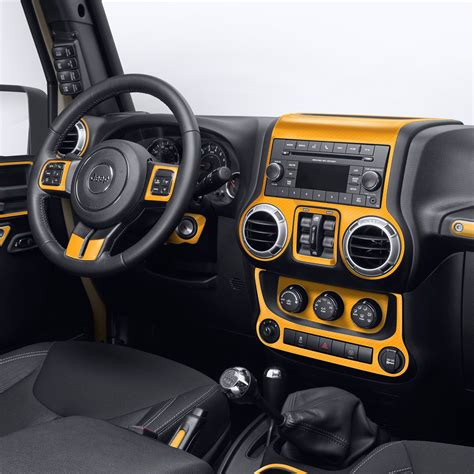 Bandi® Jeep Wrangler 4 Doors 2011 3d Molded Dash Kit