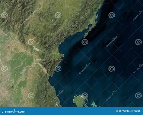 Aurora Philippines Low Res Satellite No Legend Stock Illustration