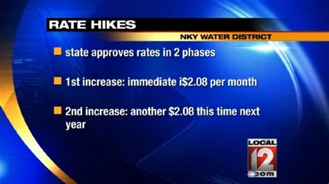 Northern Kentucky Water District rates to increase