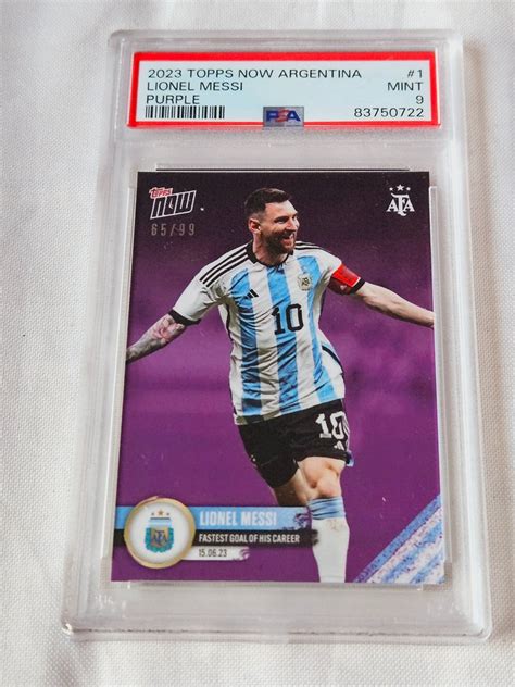 2020 And 2023 Topps Chrome UCL Now Argentina Lionel Messi