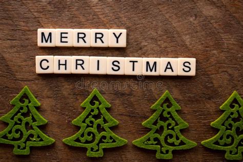 A Christmas Word with Scrabble Letters Stock Photo - Image of forming, holiday: 168902832