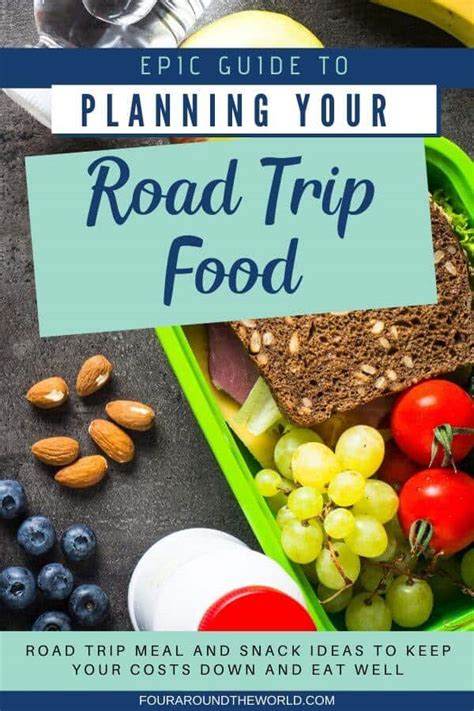 Road Trip Food Ideas With Free Meal Planner