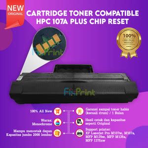 Jual Toner Compatible W1107A For Printer 107A 105A 106A With New Chip