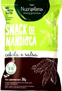 Calorias Em Pacote G Snack De Tapioca Cebola E Salsa E Fatos