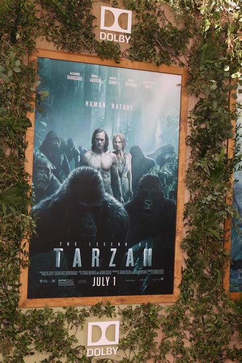 Los Angeles 27 De Junho Cartaz Do Filme A Lenda De Tarzan Na Estreia