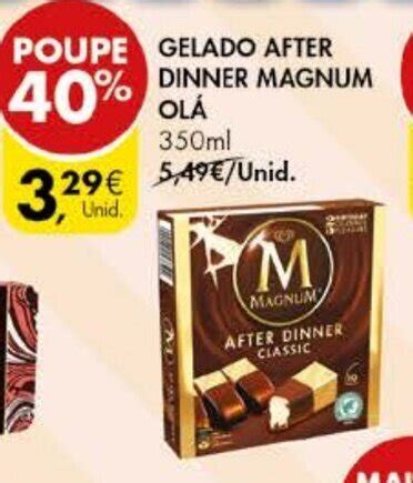 Promoção Gelado After Dinner Magnum Olá 350ml em Pingo Doce