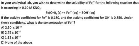 Answered In Your Analytical Lab You Wish To Bartleby