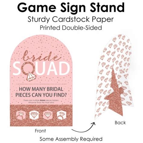 Big Dot Of Happiness Bride Squad Bridal Shower And Bachelorette Party Hide And Find Game 49