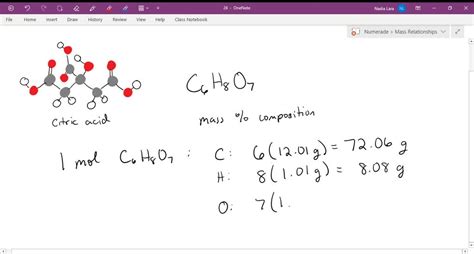 SOLVED What Is The Percent Composition Of Citric Acid An Organic Acid