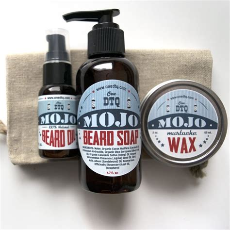 Mojo Beard And Mustache Care Kit Beard Wash 4 Fl Oz Beard