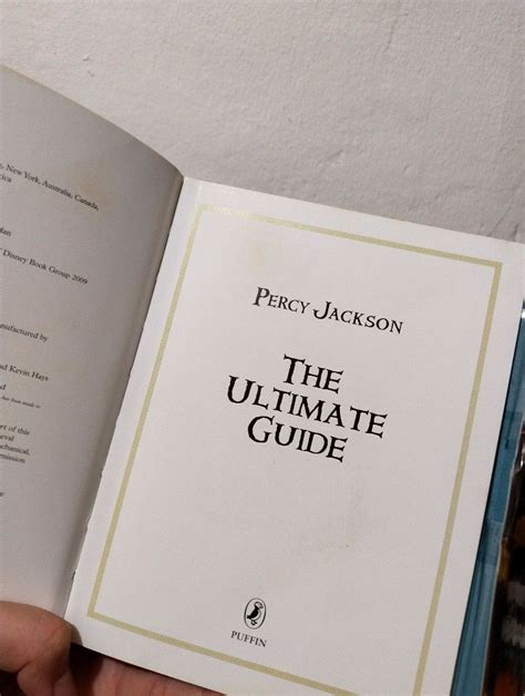 Percy Jackson The Ultimate Guide Hardcover On Carousell