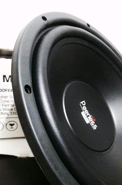 Jual Subwoofer Peerless Inch Double Coil M Mkii Woofer Audio