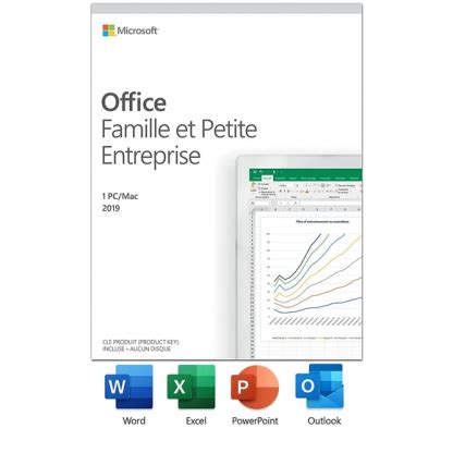 Logiciel Microsoft Office Famille Et Petite Entreprise 2019 Centre