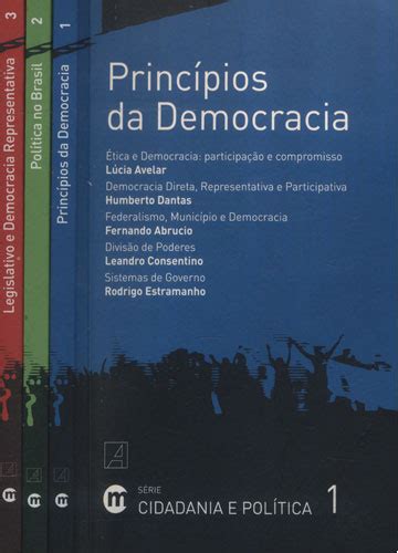 Sebo Do Messias Livro Princ Pios Da Democracia Pol Tica No Brasil