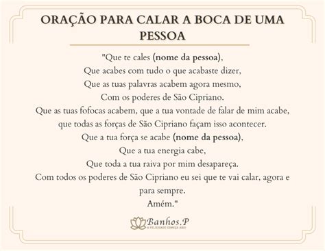 Ora Es Para Calar A Boca De Uma Pessoa Fofoqueiro