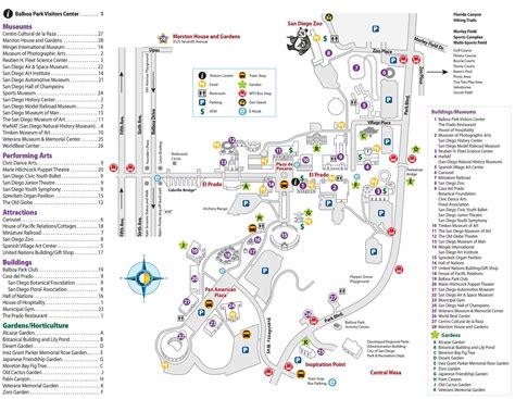 Map Of Balboa Park Gardens | Fasci Garden