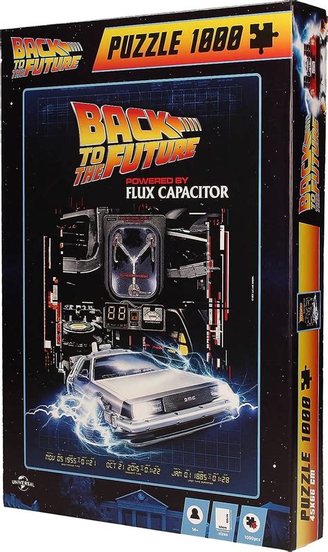 Back To The Future Powered By Flux Capacitor 1000 Piece Puzzle