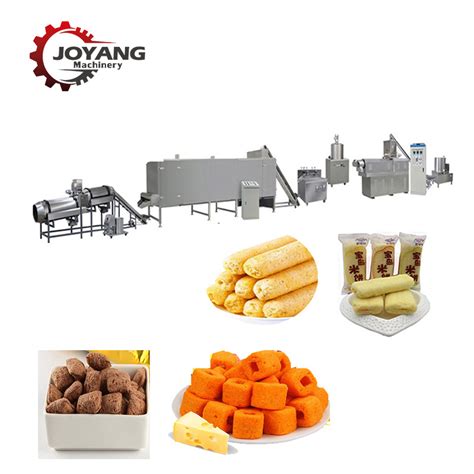 Puffed Snack Corn Stick Cereal Bar Extruder Core Filling Food Making