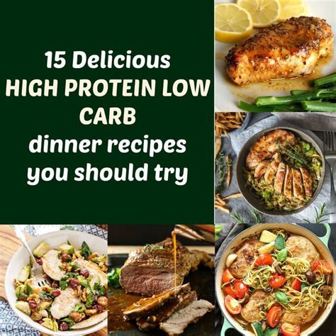 15 Delicious High Protein Low Carb Dinner Recipes You Should Try…