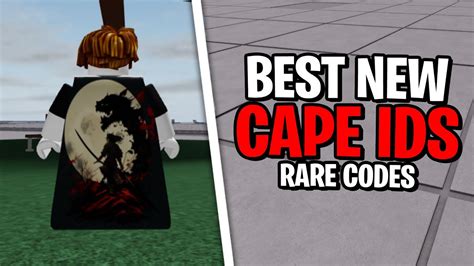 BEST NEW CAPE IDS TO USE ROBLOX Strongest Battlegrounds Cape Ids