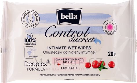 Bella Control Discreet Intimate Wet Wipes Vlh En Ubrousky Pro