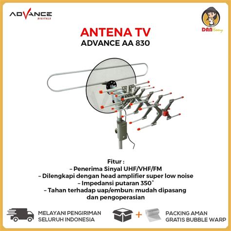 Jual Antena Tv Advance Aa Anten Digital Tv Full Hd Antene Televisi