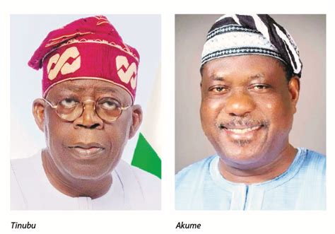 Tinubu Placates North Central Names Akume Sgf