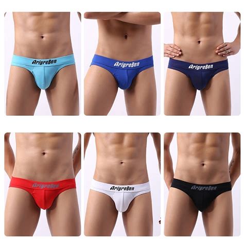 Fashionstyle Men S Brief Cut Low Rise Bikini Brief Swimming Trunks Swim Brief Beach Wear