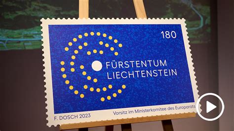 Liechtenstein Stamps Send The Council Of Europe Into The Heart Of Your