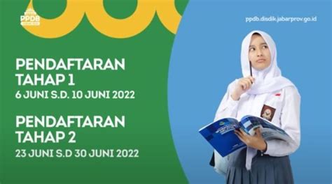 INGAT Hari Ini 6 Juni 2023 Pendaftaran Tahap 1 PPDB Jabar 2023 Dimulai