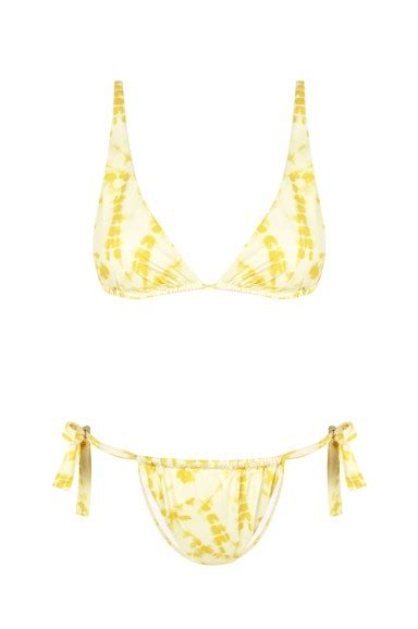 Bikini Flame Al Sole Tie Dye Amarillo Robin Collection Robin