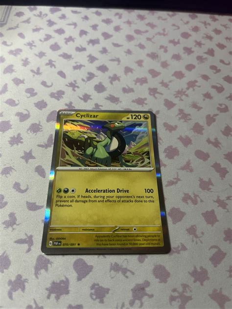 Cyclizar Holo Paldean Fates Pok Mon Tcg Scarlet Violet Rare Nm